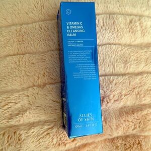 ALLIES OF SKIN. VITAMIN C & OMEGAS CLEANSING BALM. New in Box.